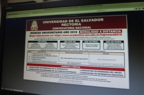 El periodo de inscripción para la Universidad a Distancia se realizó con normalidad. La modalidad en línea iniciará en 2017.