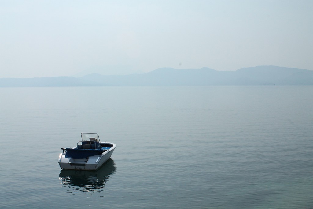 El lago de Ilopango cuenta con una superficie de 72 km2, por lo que es considerado el lago natural más grande de El Salvador./ Foto de Elizabeth Pinto.